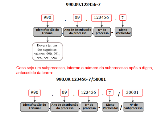 Como tá meu processo