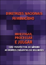 Capa da Cartilha Diretrizes Nacionais Feminicídio