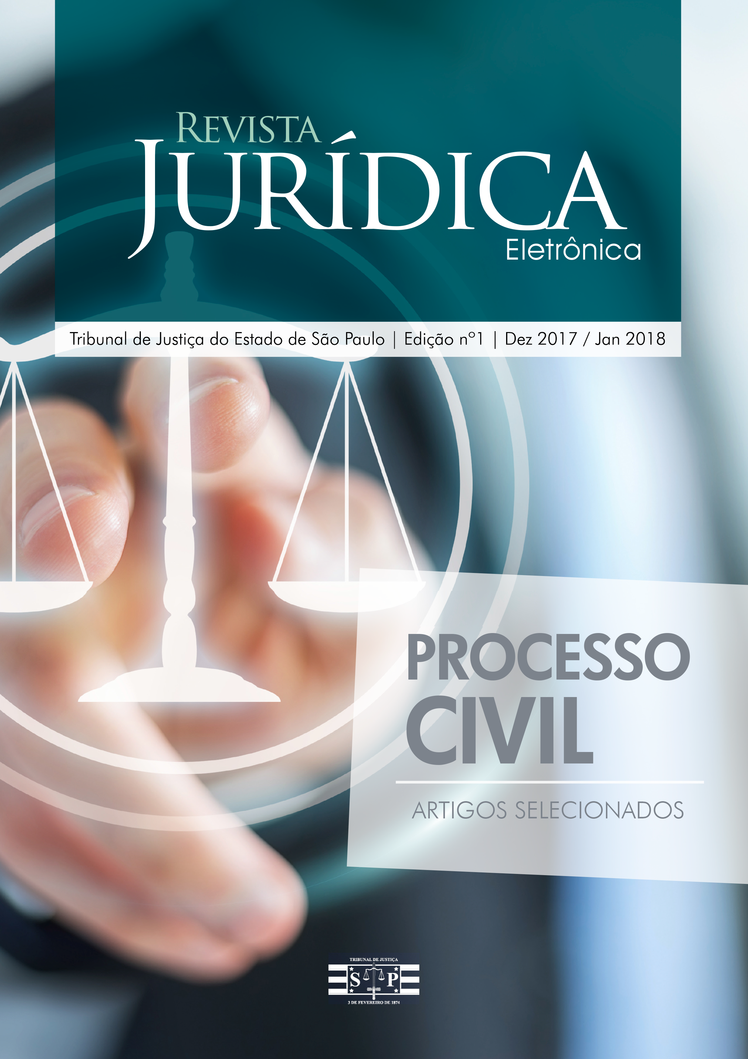 Capa da Revista Jurídica Eletrônica - Volume 01