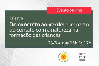 Palestra - Do concreto ao Verde - 26/06/2026 - das 15 as 17 horas