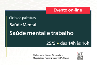 Palestra - Saúde mental e trabalho 