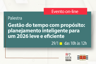 Palestra - Gestão do tempo com propósito: planejamento inteligente para um 2026 leve e eficiente