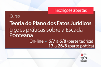 Curso - Teoria do Plano dos Fatos Jurídicos Lições práticas sobre a Escada Ponteana