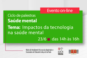 Palestra - Impactos da tecnologia na saúde mental