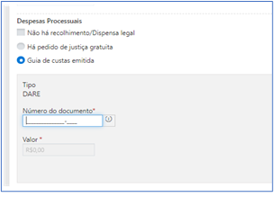 Imagem Despesas Processuais