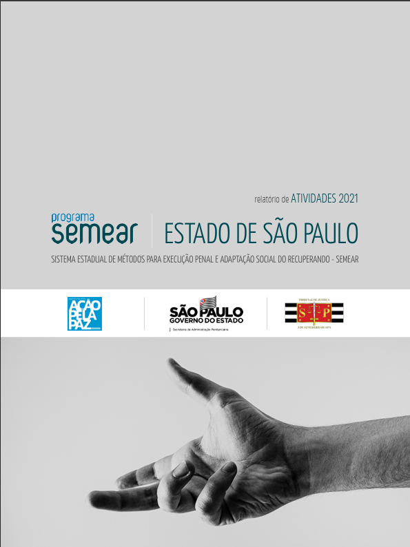Capa do relatório de atividades 2021
